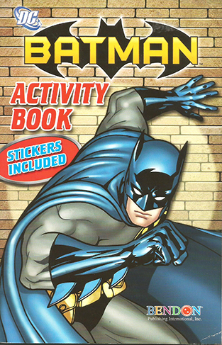 Batman Coloring & Activity Book Stickers Included